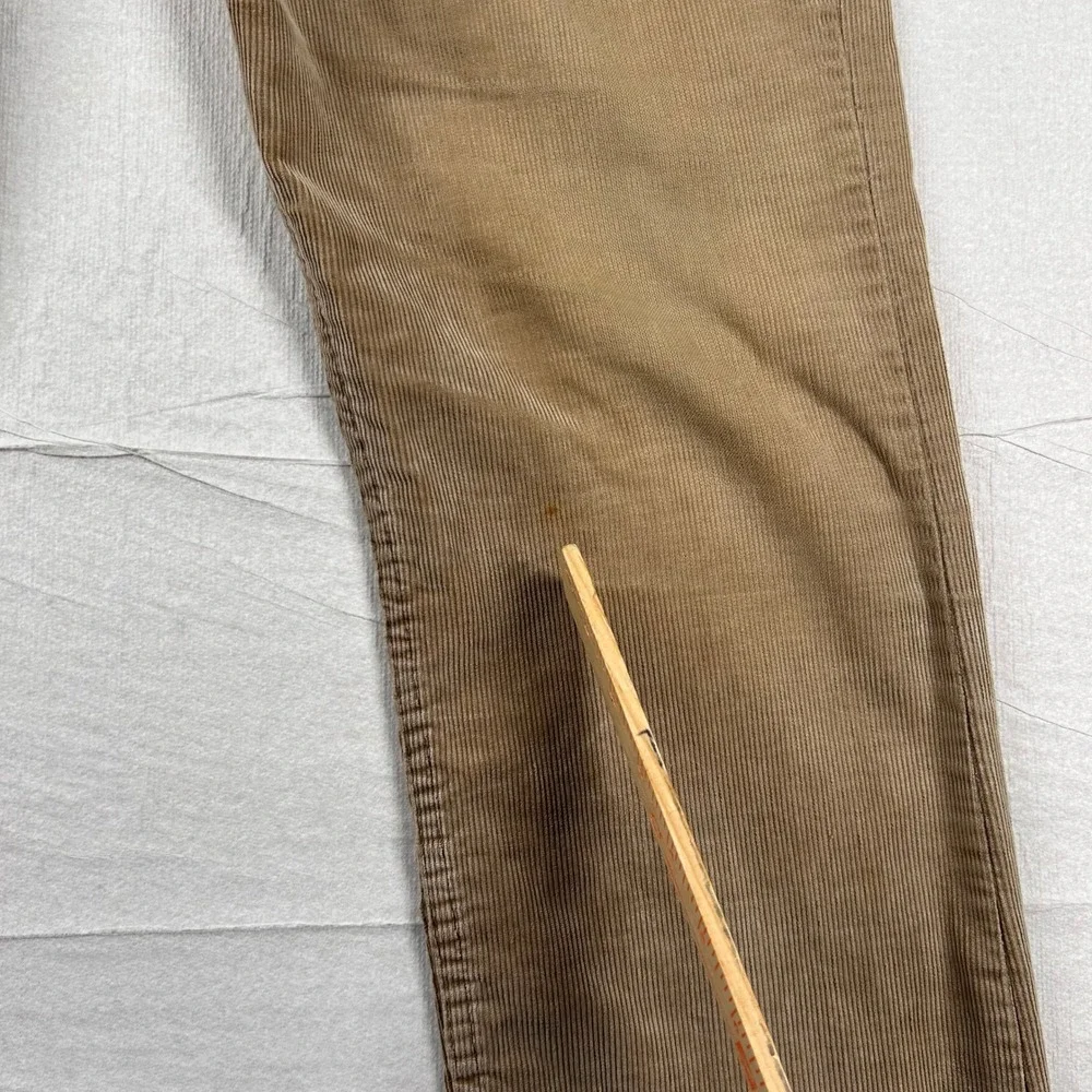 Vintage Levis Corduroy Pants Mens 35x29 Tan Brown 70s 80s Talon 42 Zip